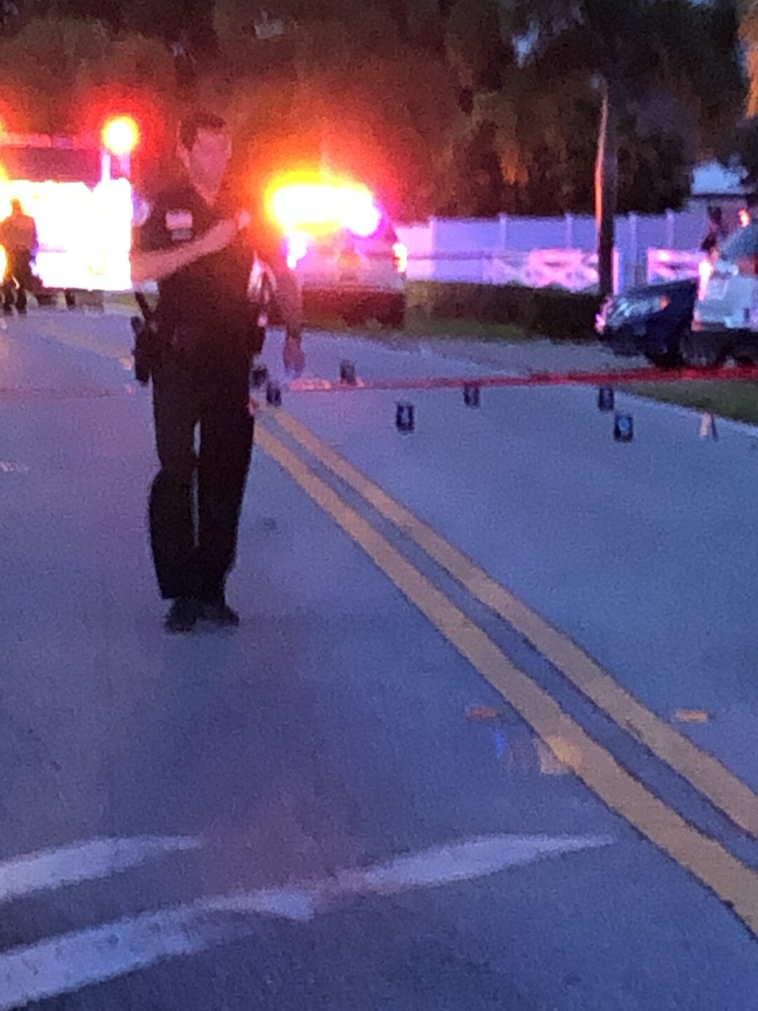 Five people were shot at a private park in the Concept Homes Development near Lake Worth Beach Tuesday night.