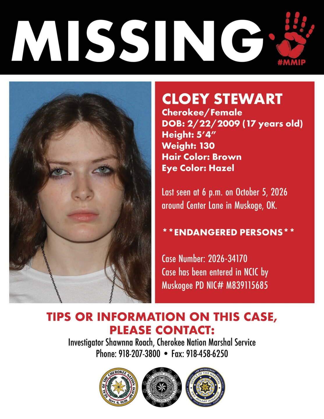 Cloey Stewart missing