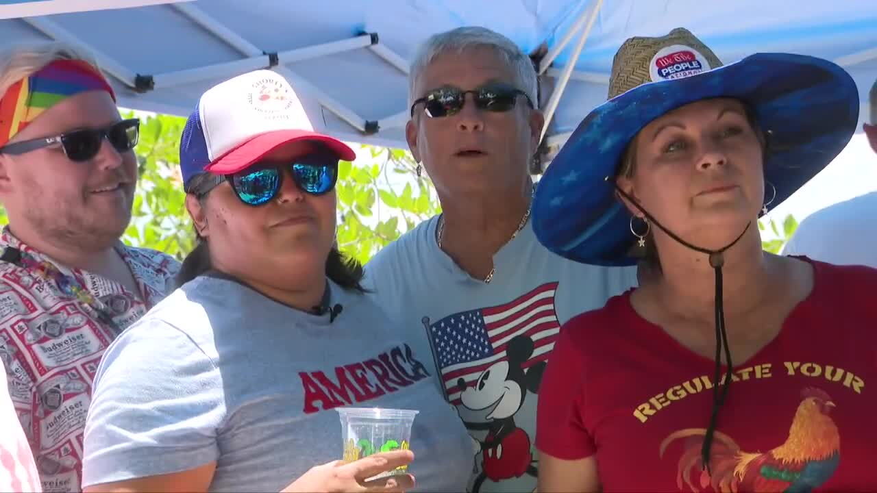 Lake Worth Beach residents celebrate Great American Raft Race, July 4, 2023