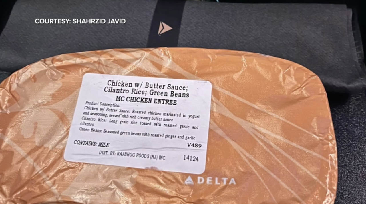 Detroit Delta flight spoiled food