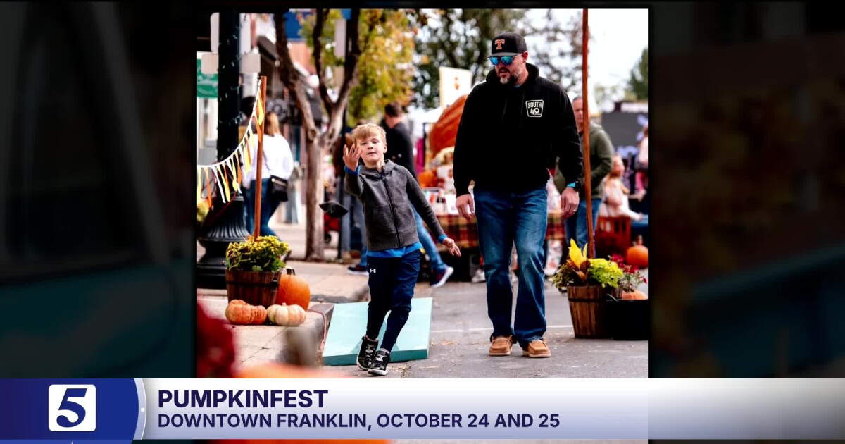 PumpkinFest returns to Franklin for two-day event for the first time in festival's 40-year history