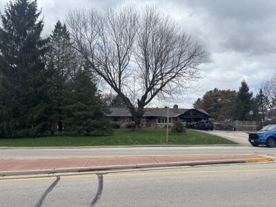 Lightning strike hits tree, causing a gas line explosion and severe house fire in the Town of Jackson