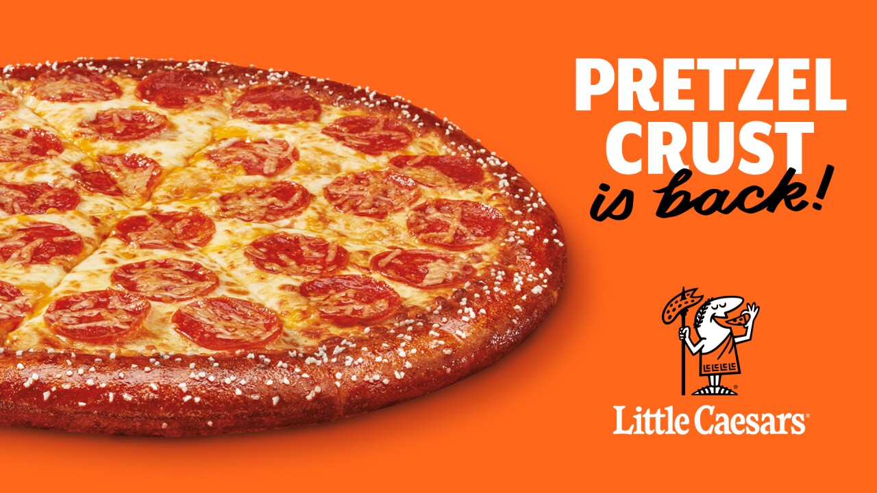 Little Caesars Pretzel Pizza 2025 Images References :