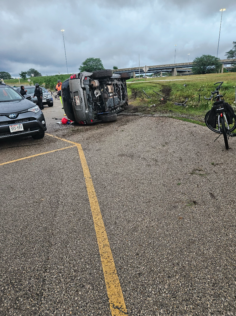 AmFam Field crash aftermath
