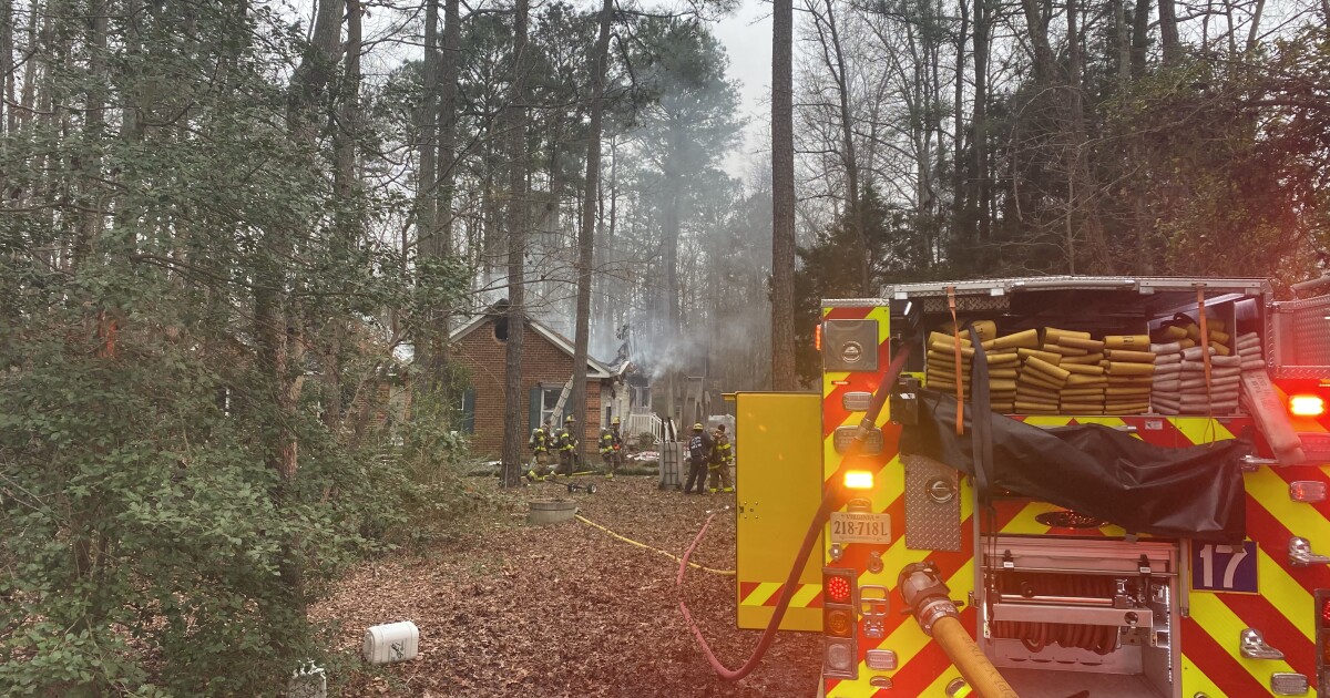 Chesterfield house declared 'total loss' after morning fire