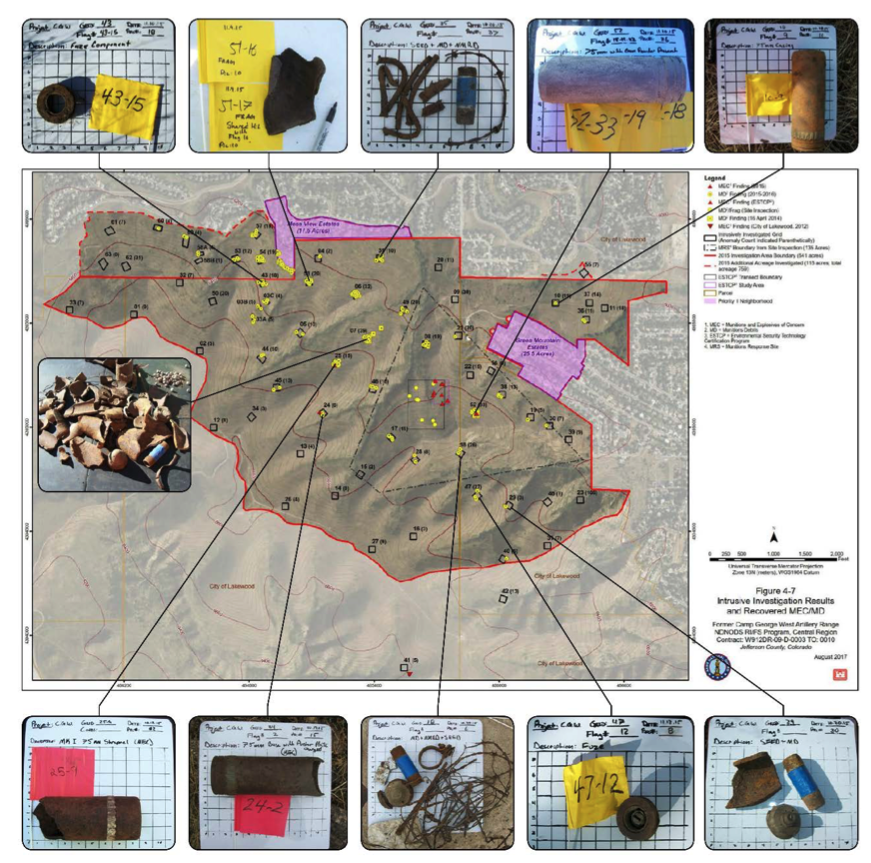 Colorado Department of Public Health and Environment_munitions on green mountain