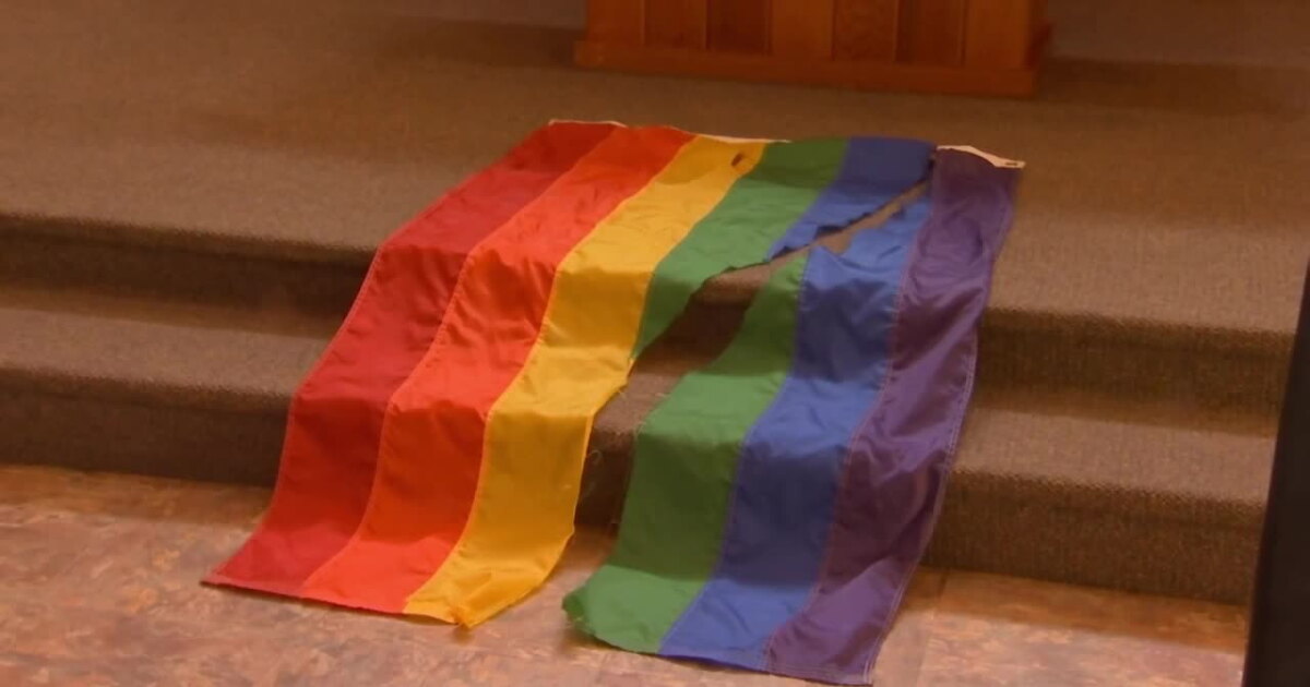 Miles City church pride flag vandalized - Vimarsana News