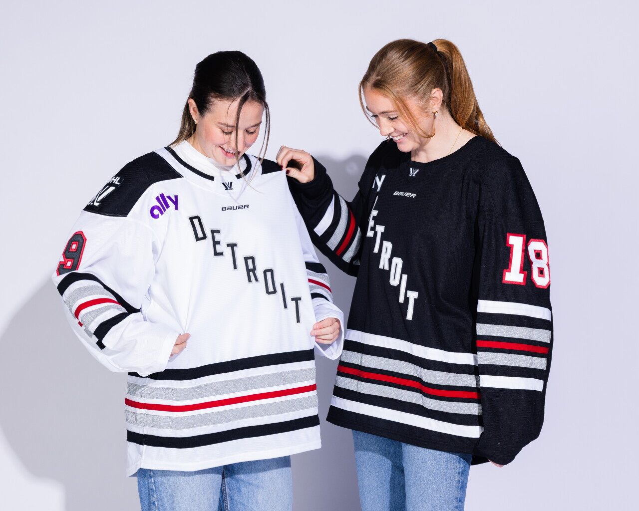 PWHL Detroit jerseys