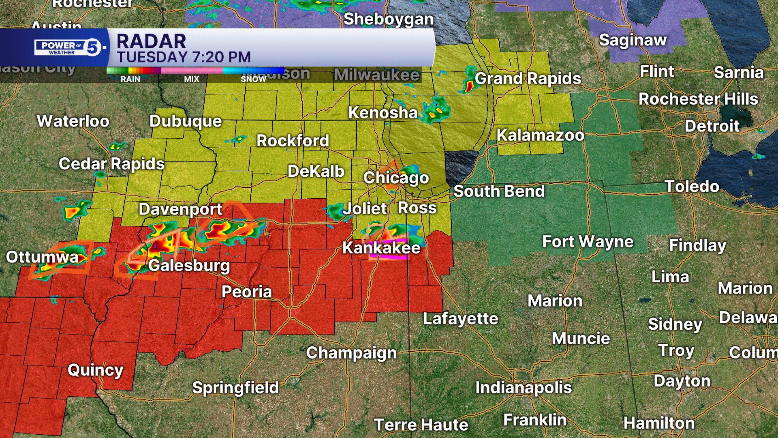 SEVERE POTENTIAL: Damaging storms are possible on Wednesday