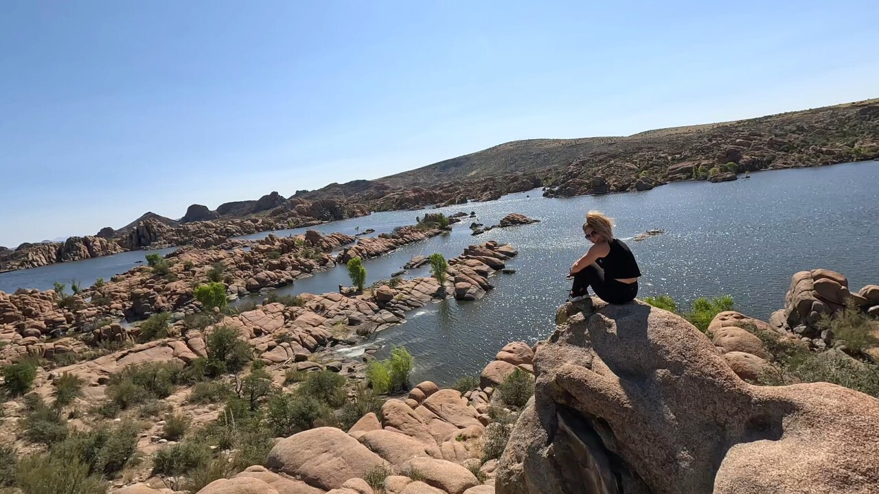 Hiking at Watson Lake