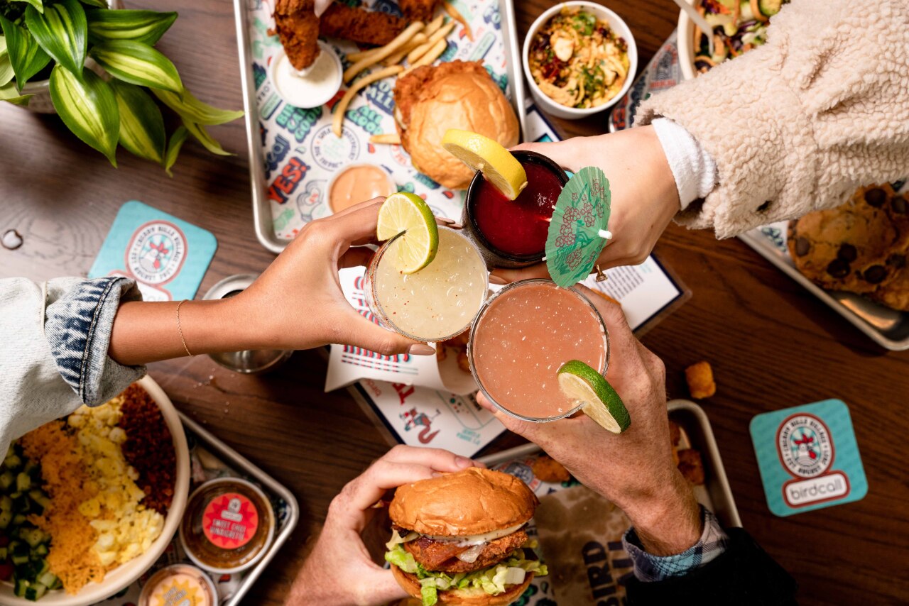 Birdcall|Meal with cocktails