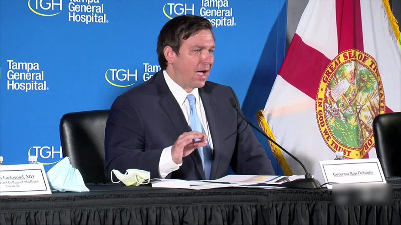 Gov Desantis Says Florida Will Reopen Slowly Methodically