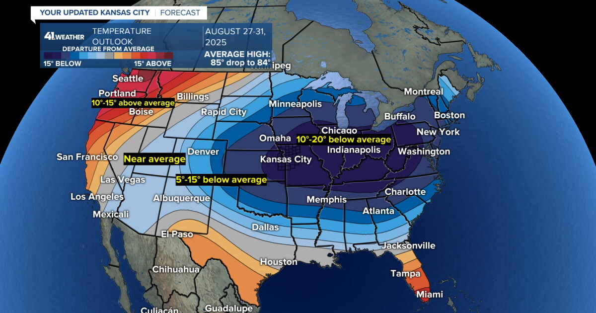 KSHB 41 Weather Blog | Kansas City heat relief is on the way