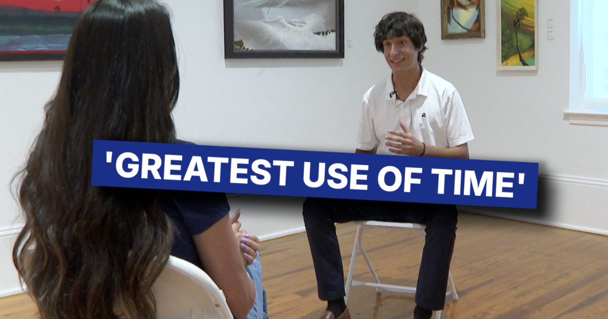 Palm Beach County senior tutors more than 40 underserved students in math