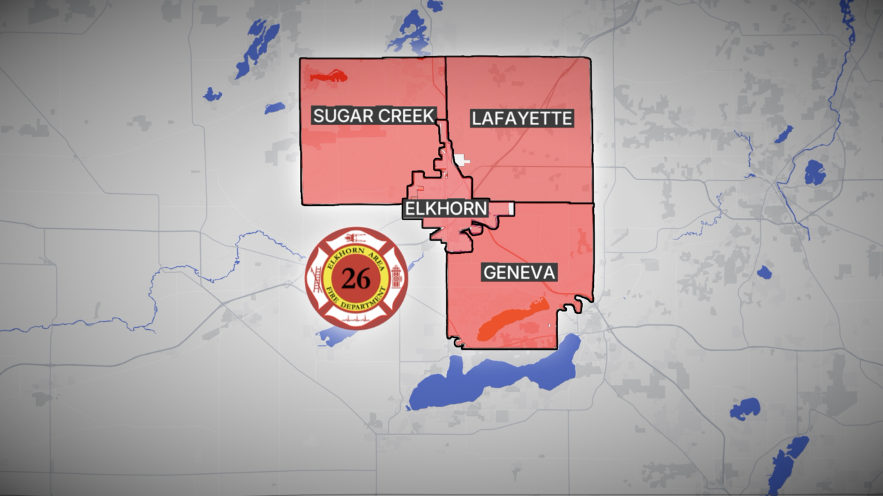 Elkhorn Area Fire Department is made up of the city of Elkhorn, town of Sugar Creek, town of Lafayette, and town of Geneva