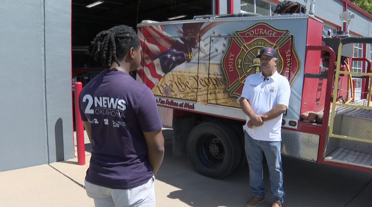 two shot HASKELL FIRE DEPARTMENT BURN BAN