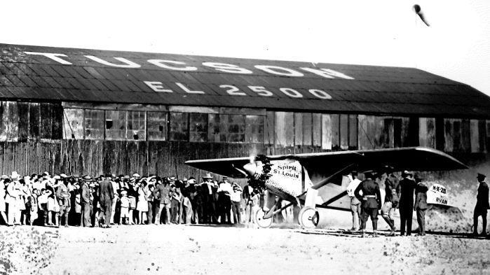 Charles Lindbergh in Tucson in 1927
