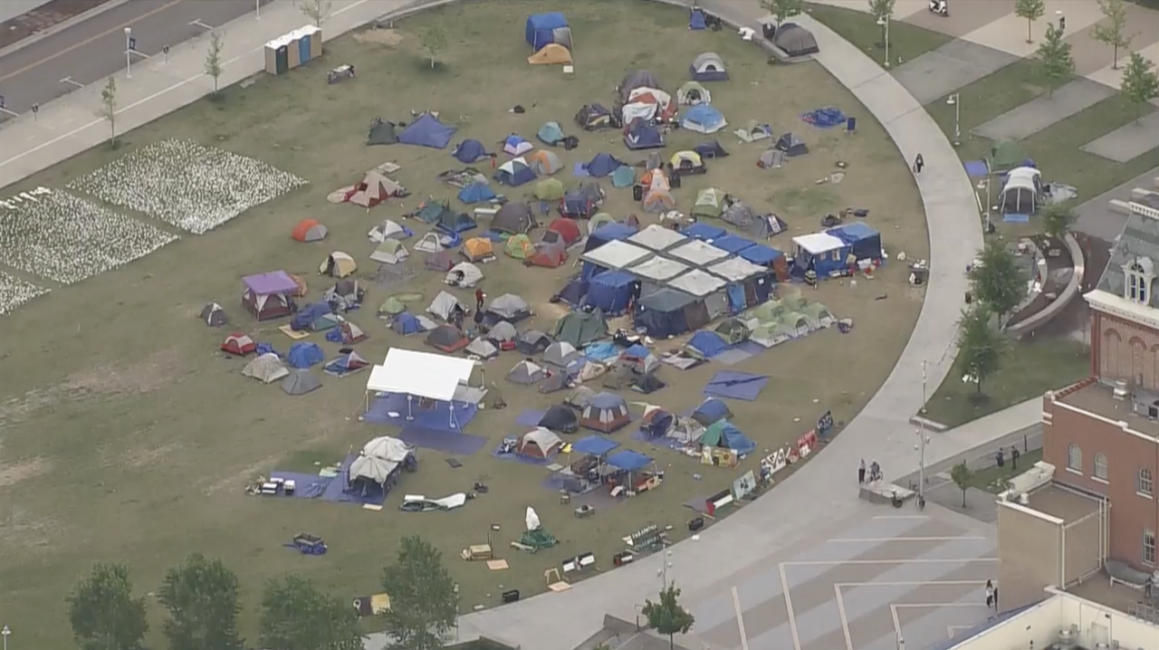 Auraria Campus encampment 5-14-24