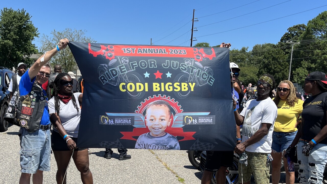 Motorcycle ride honors Codi Bigsby, raises money in missing boy's name