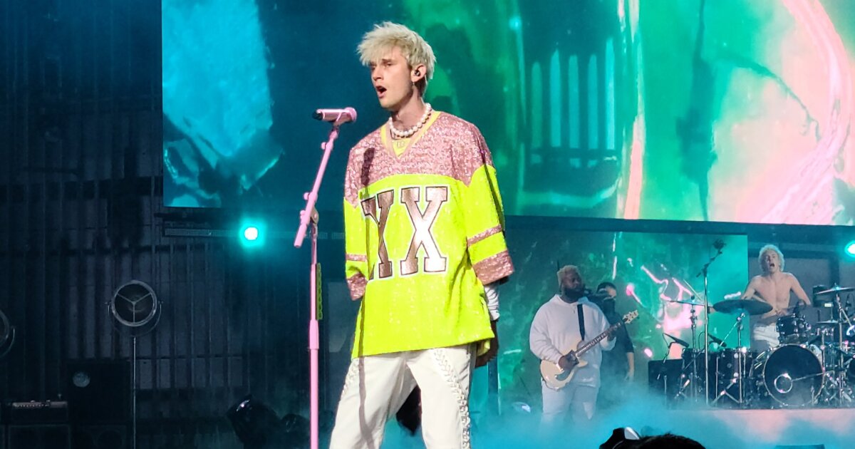 Machine Gun Kelly performs in Cleveland Saturday on MGK Day at the Rock