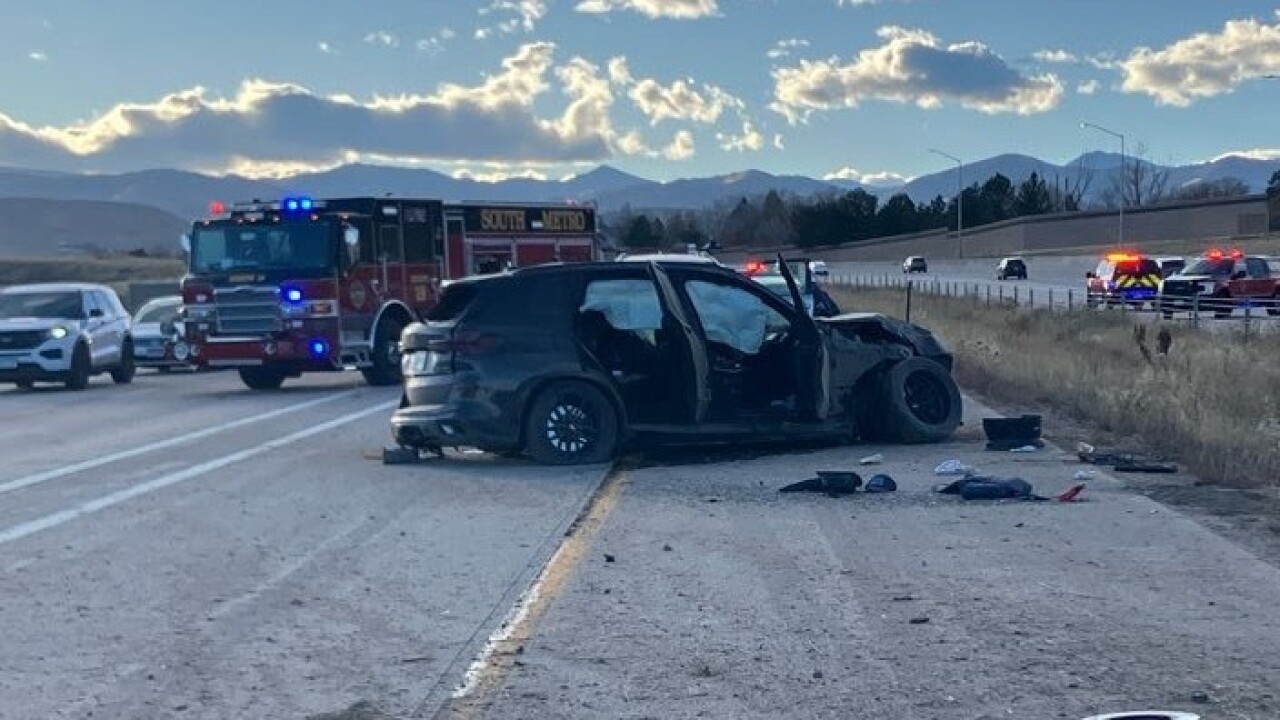 Rollover crash partially closes C-470 at Platte Canyon in Jefferson County, deputies say.jpg