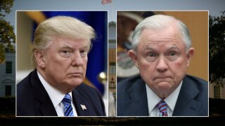 President Donald Trump and Attorney General Jeff Sessions