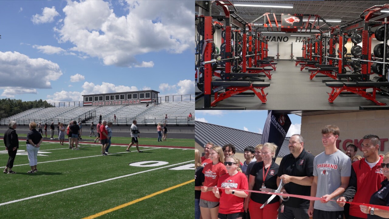 'Something they Deserve': Shawano high school cuts ribbon on new turf stadium