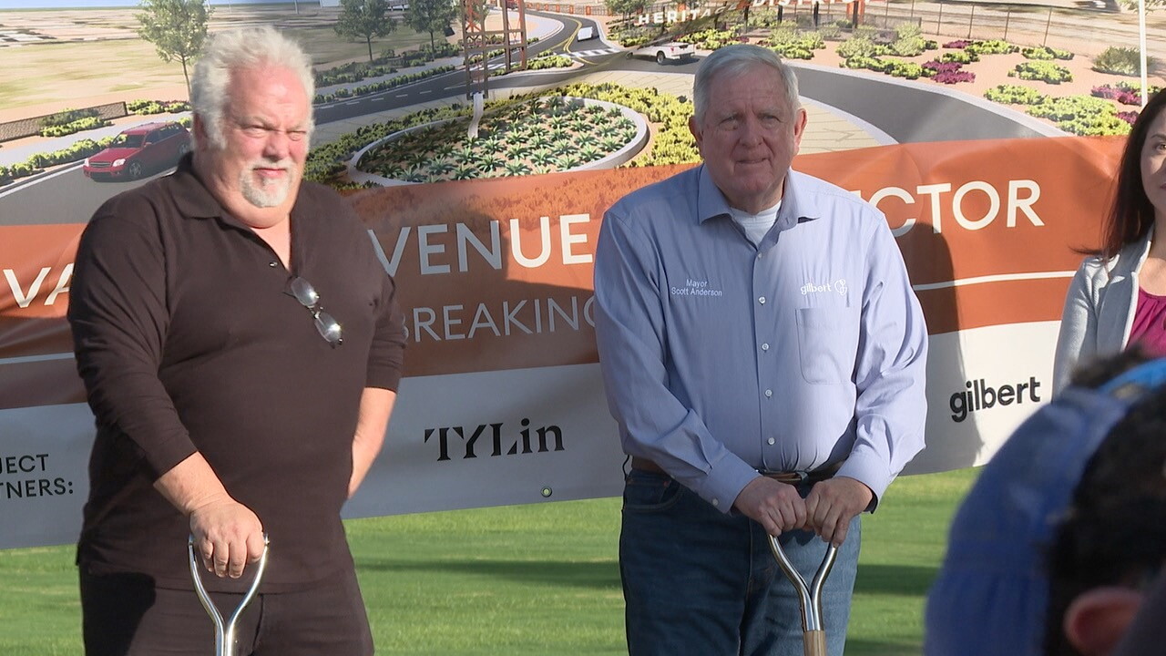 Gilbert breaks ground on new Heritage District road connection