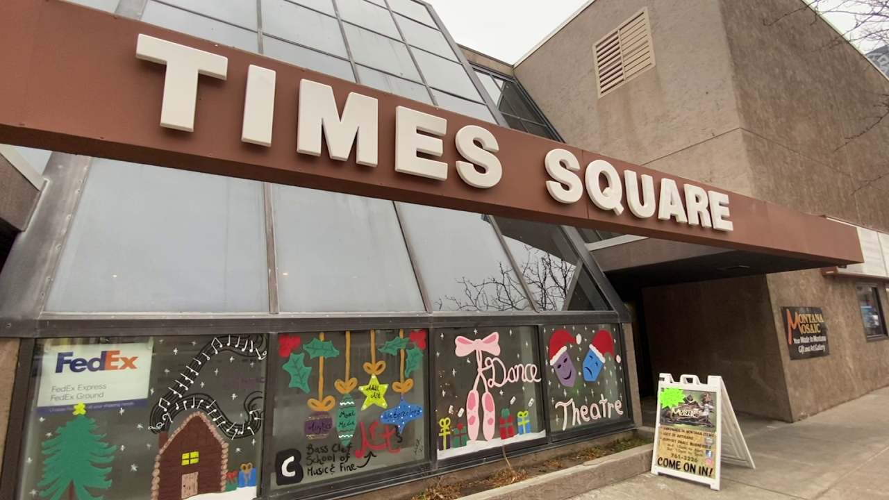 Times Square in Great Falls