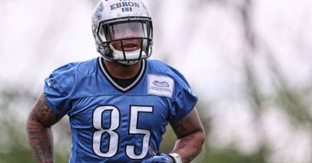 Lions TE Ebron leaves practice early with injury