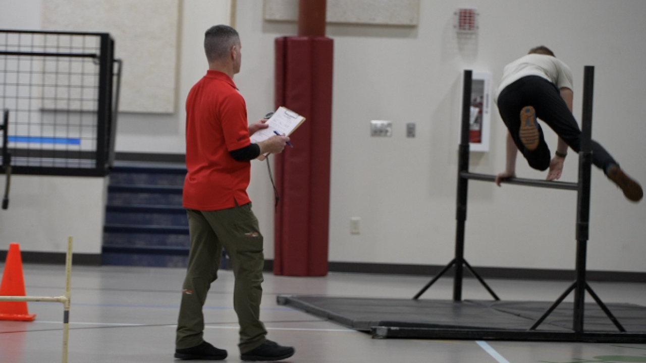 Police Obsacle Course Obstacle course puts potential new Bozeman Police officers to the test