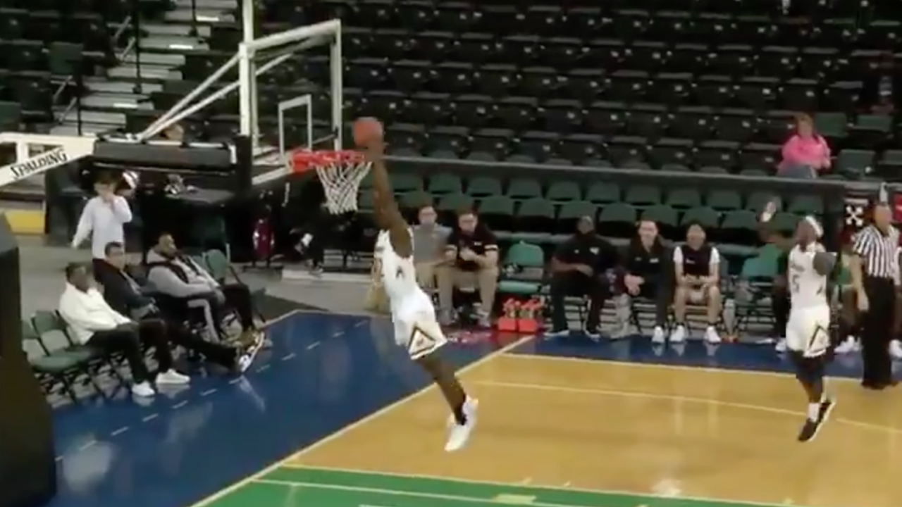 Oops College Basketball Player Dunks On Wrong Basket