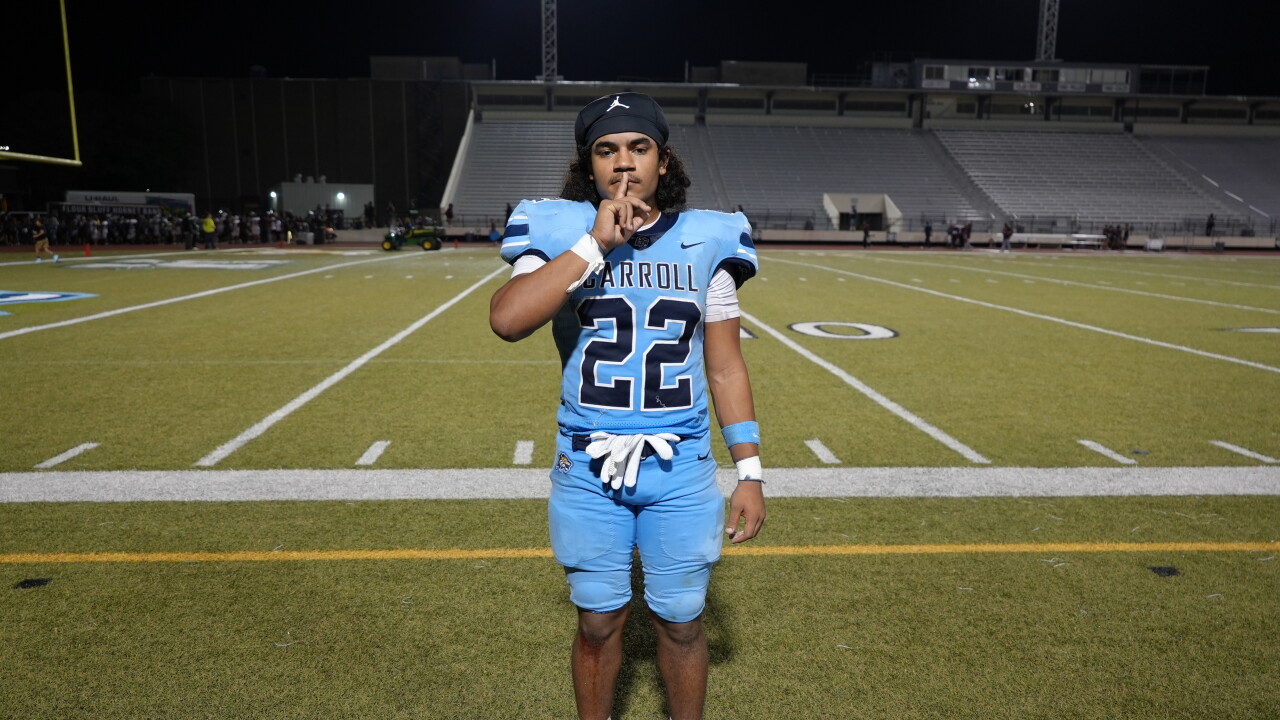 Carroll junior running back Sebastian Robles