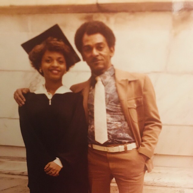 Leontyne Clay with her father Russ Clay.jpg