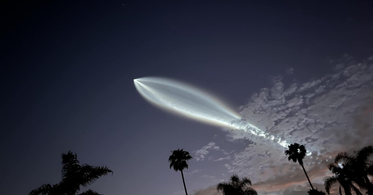 Did you see it? SpaceX Falcon 9 rocket launch illuminates San Diego skies