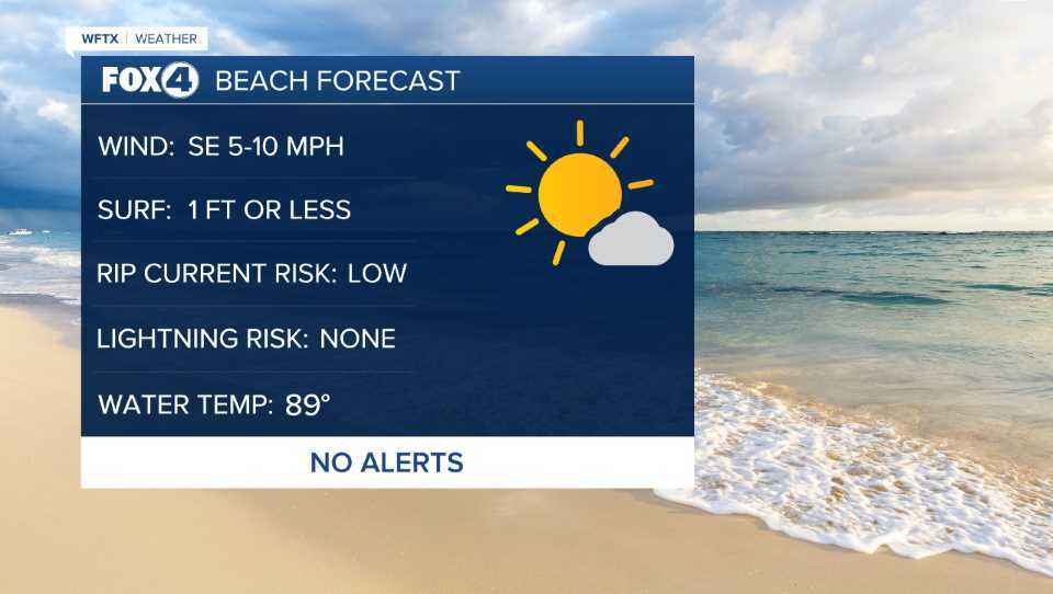 Saturday beach forecast