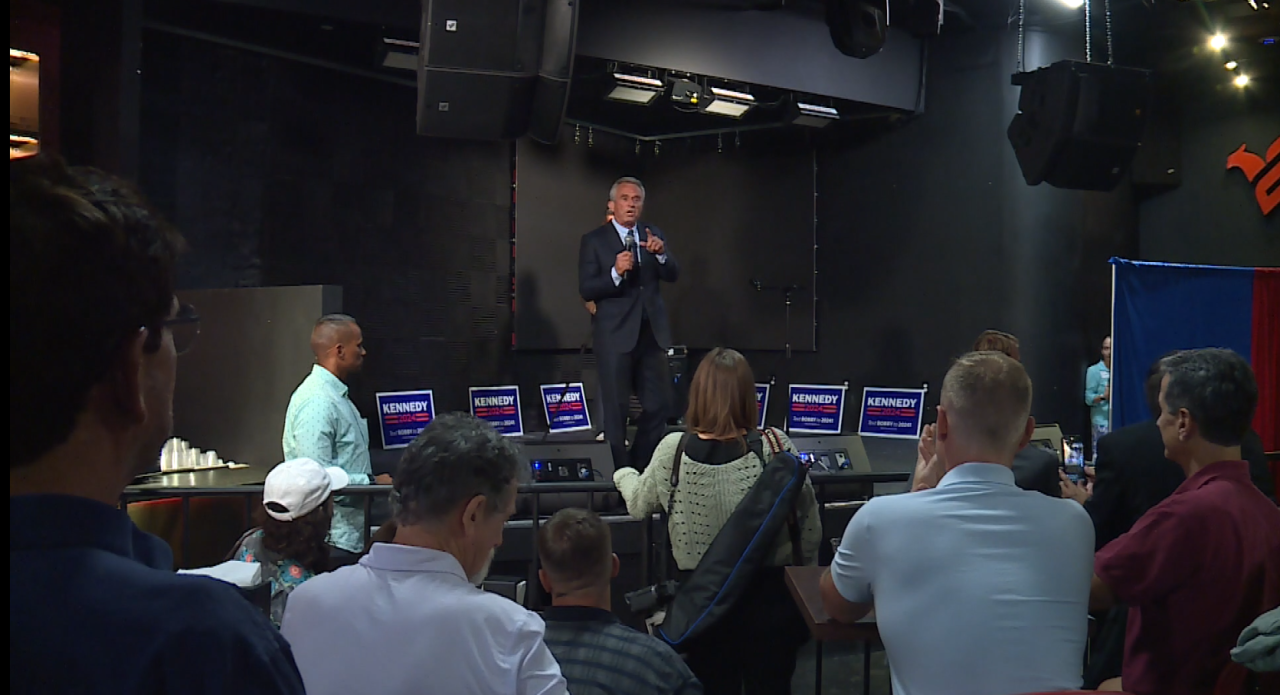 Robert F. Kennedy in Richmond, Va.