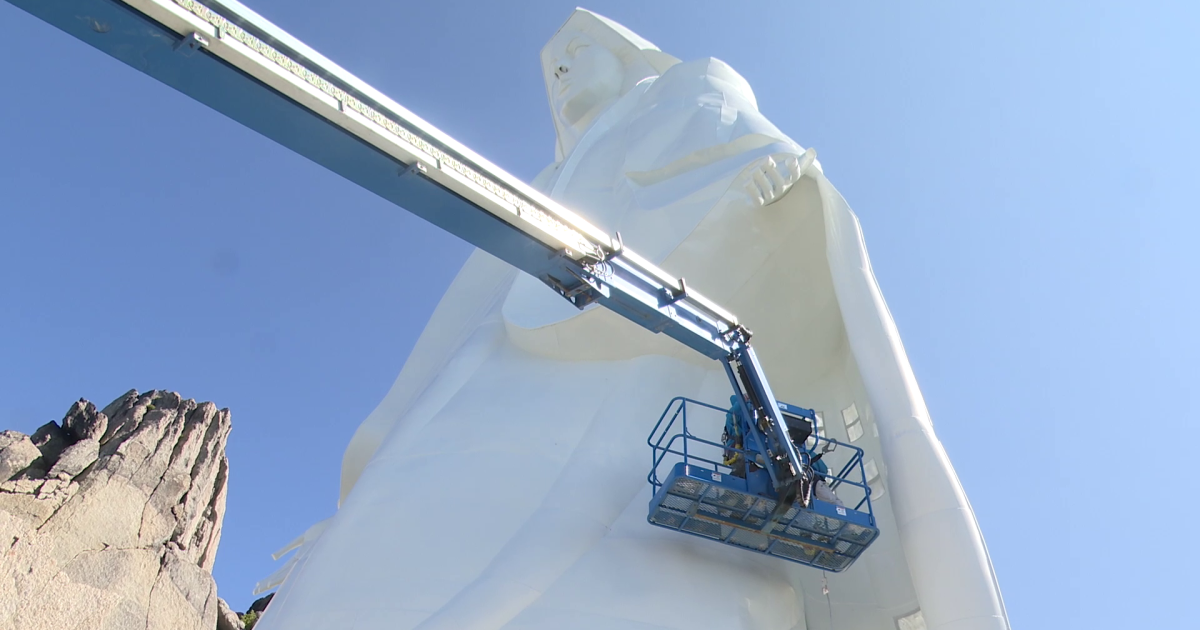 A fresh coat of paint for Our Lady Of The Rockies - Vimarsana News