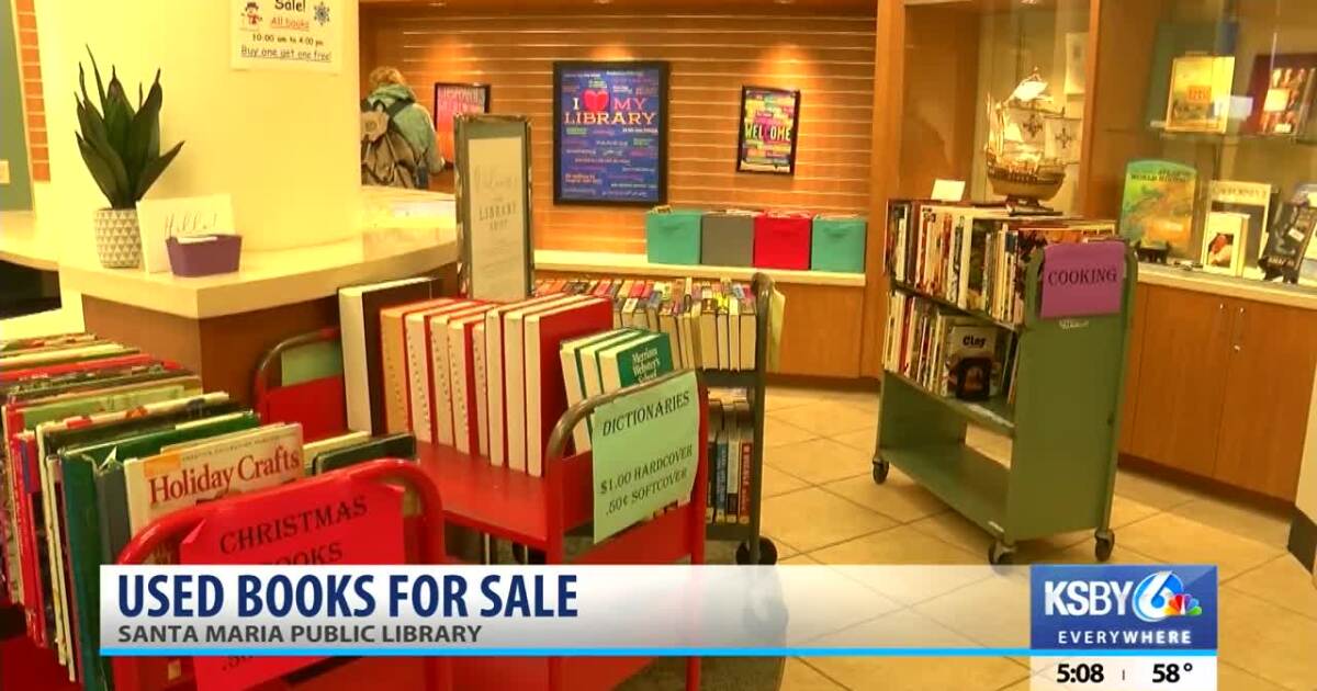 Santa Maria Library Bookstore offering BOGO sale this month