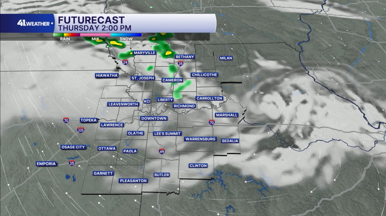 Thursday Rain Chances