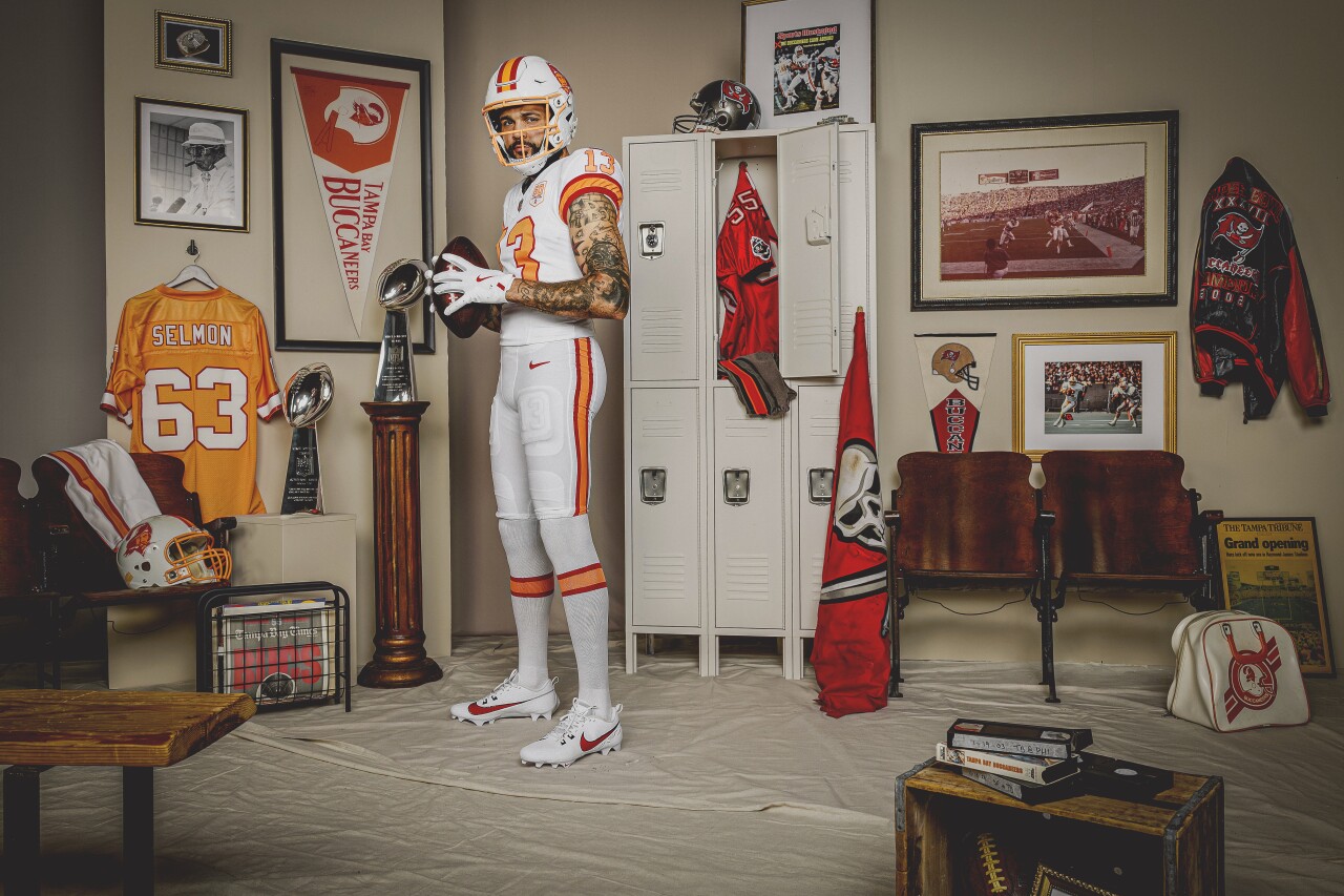 Mike Evans Creamsicle Jersey