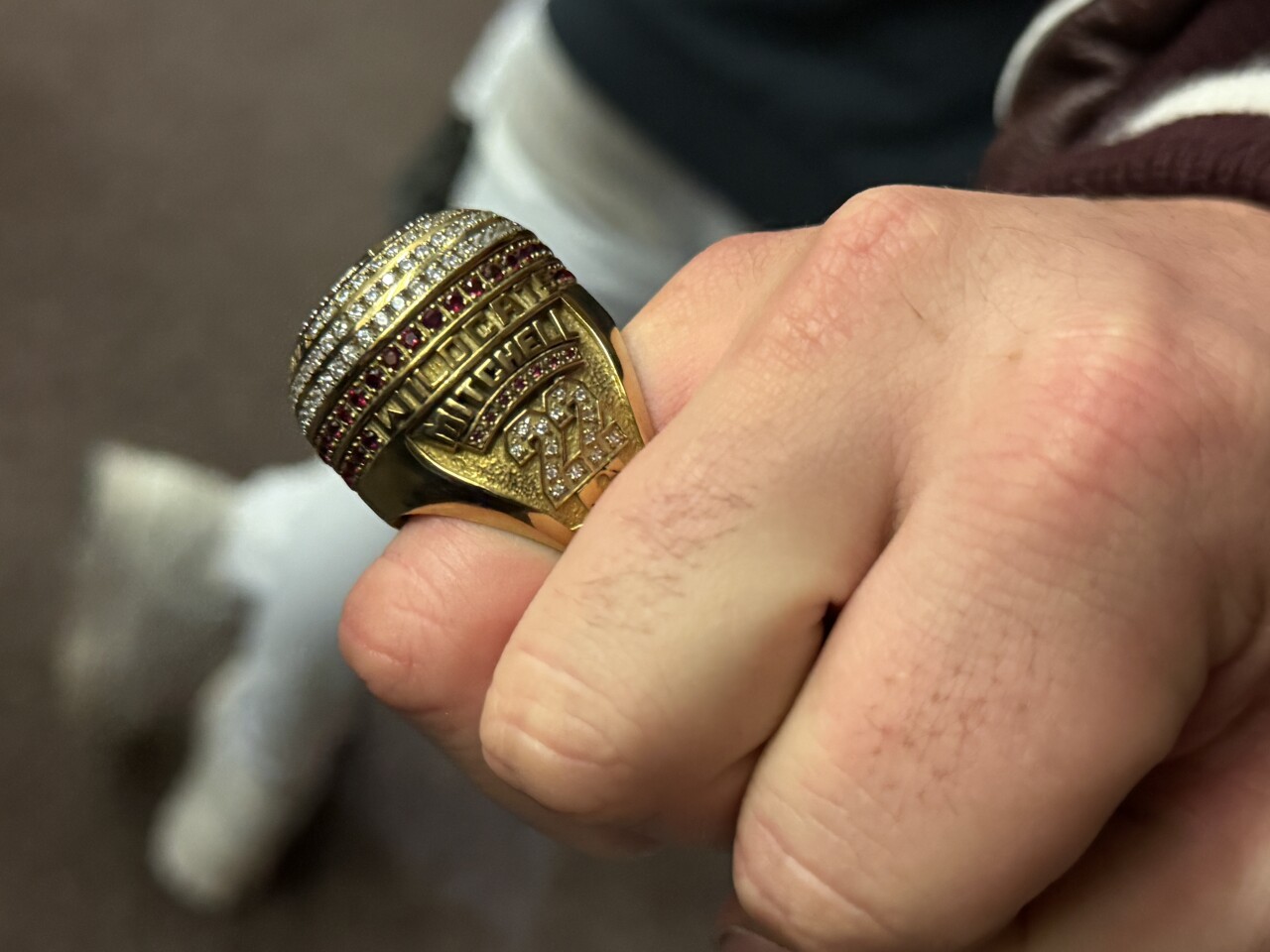 Drayton Mitchell 2025 State Championship baseball ring