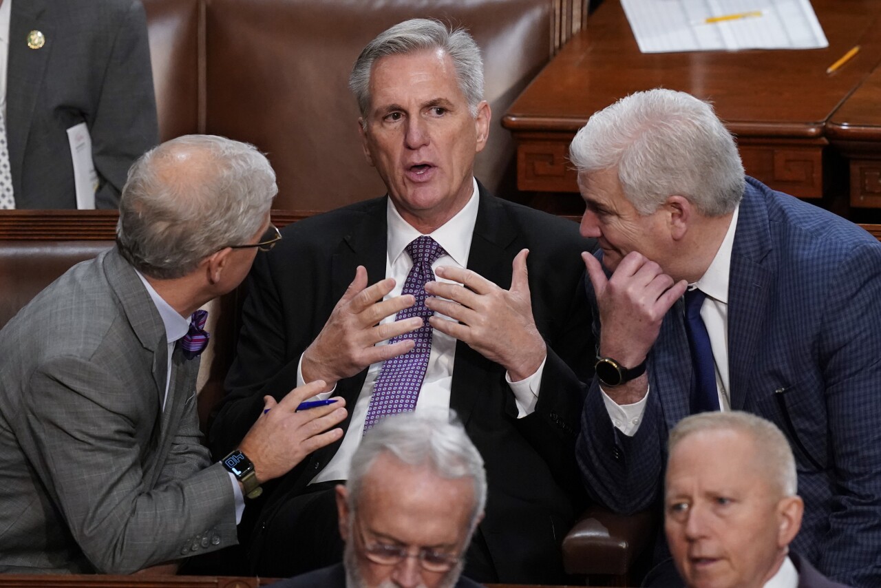 Patrick McHenry, Tom Emmer, Kevin McCarthy