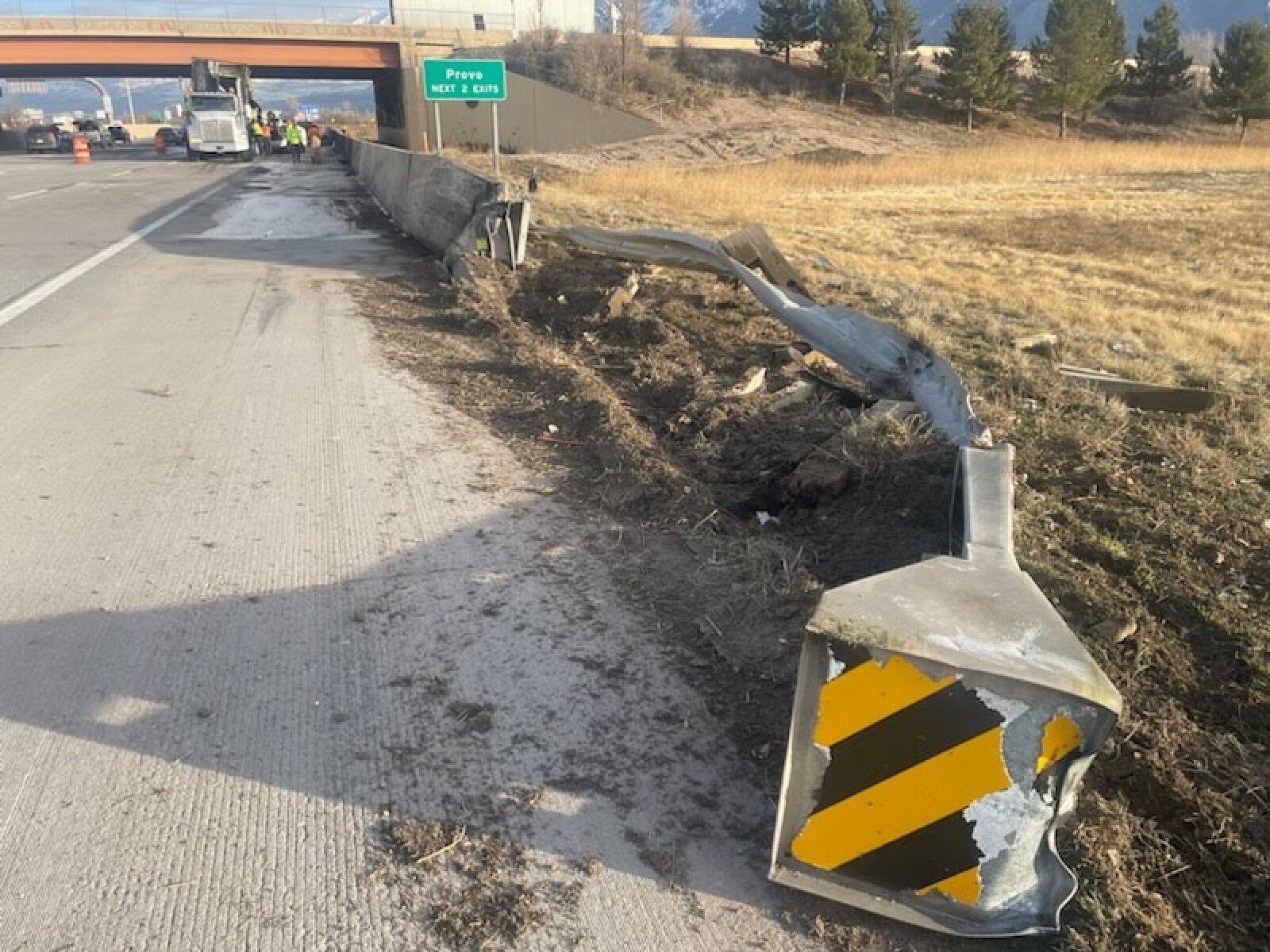 Flaming cargo truck prompts highway closure in Springville