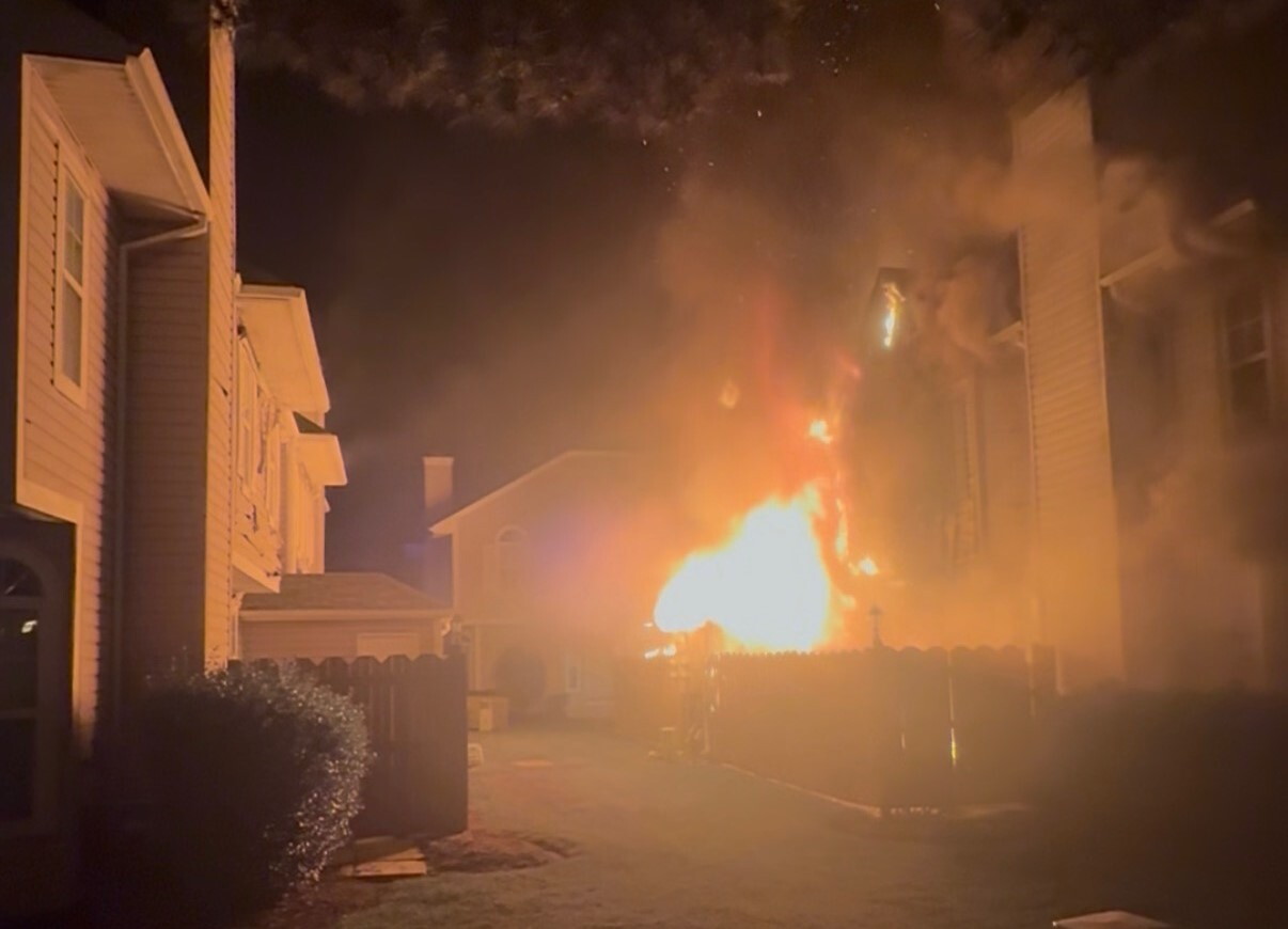 Chesapeake firefighters rescue elderly resident, revive dog after condo fire