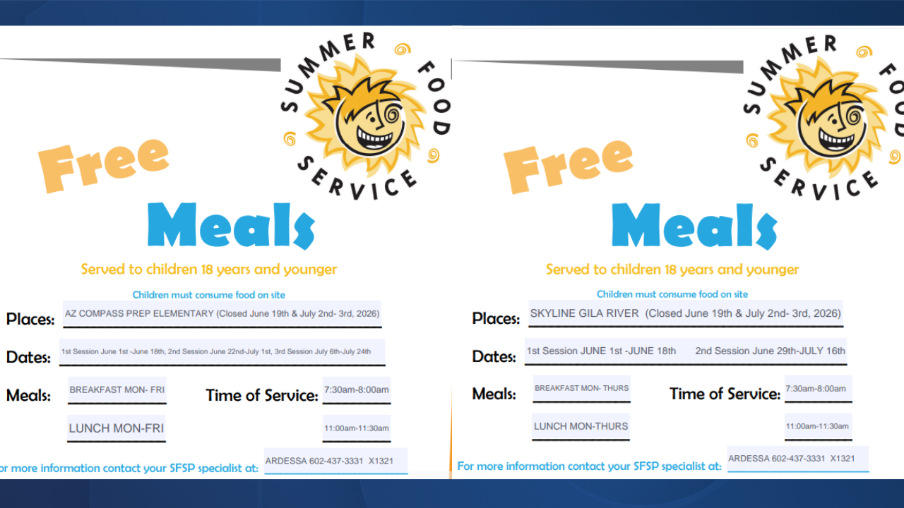 Skyline Schools 2026 summer meal