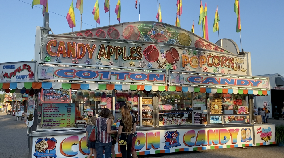 Food stand at the Ingham County Fair