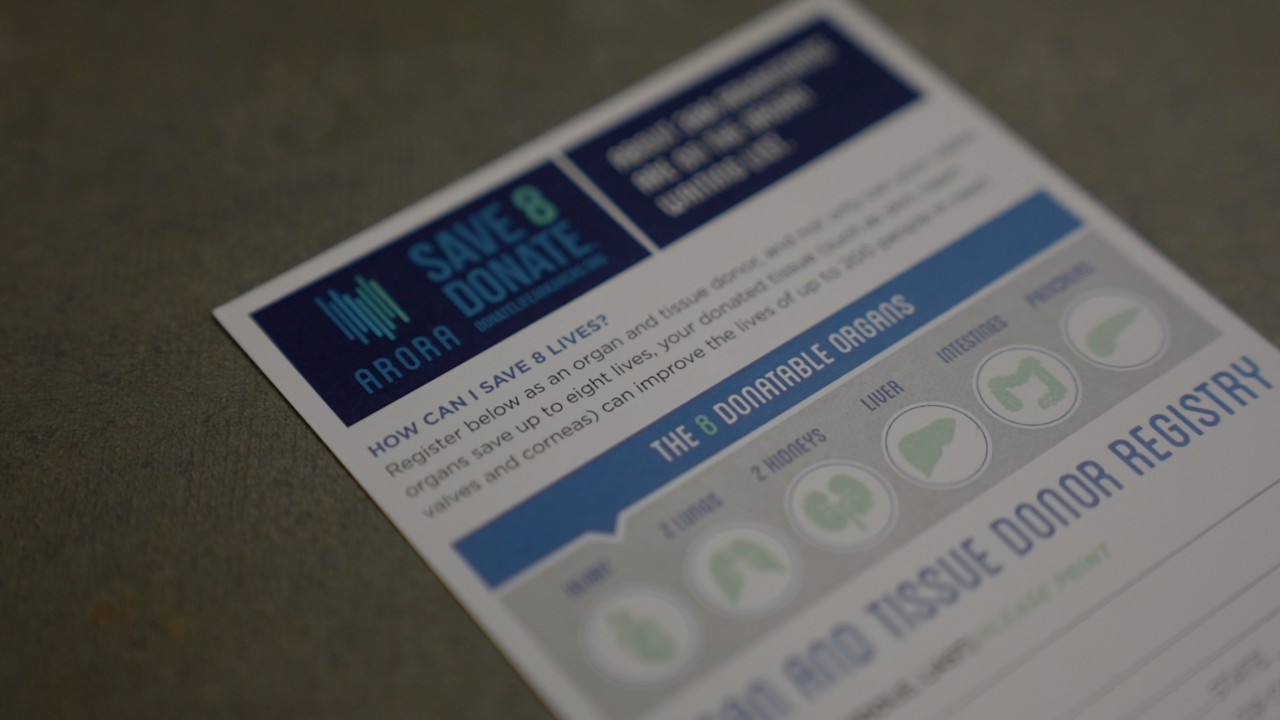 More people are choosing to be organ donors, transplants are at a record high