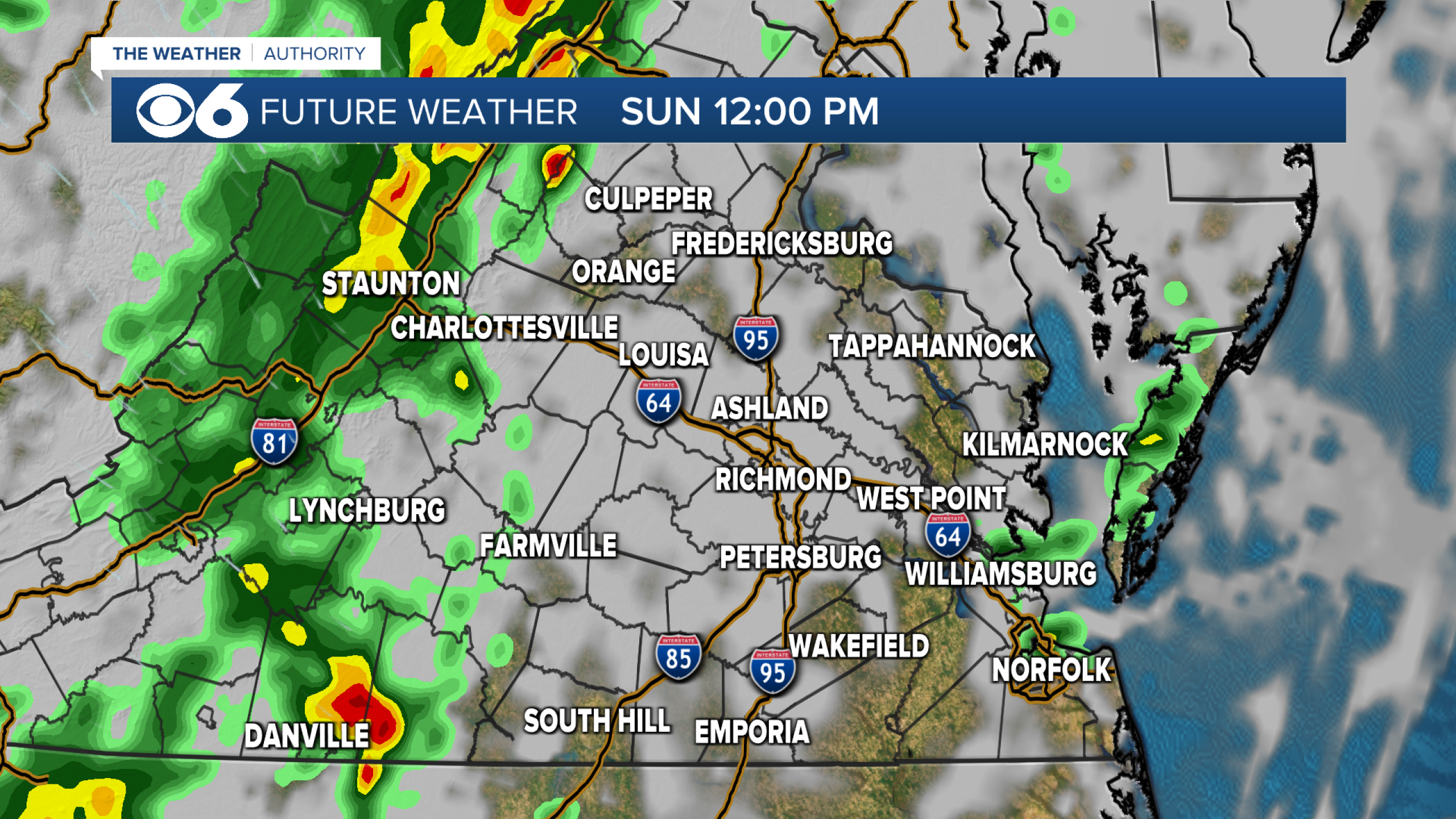 Severe storms with strong winds, heavy rainfall Sunday