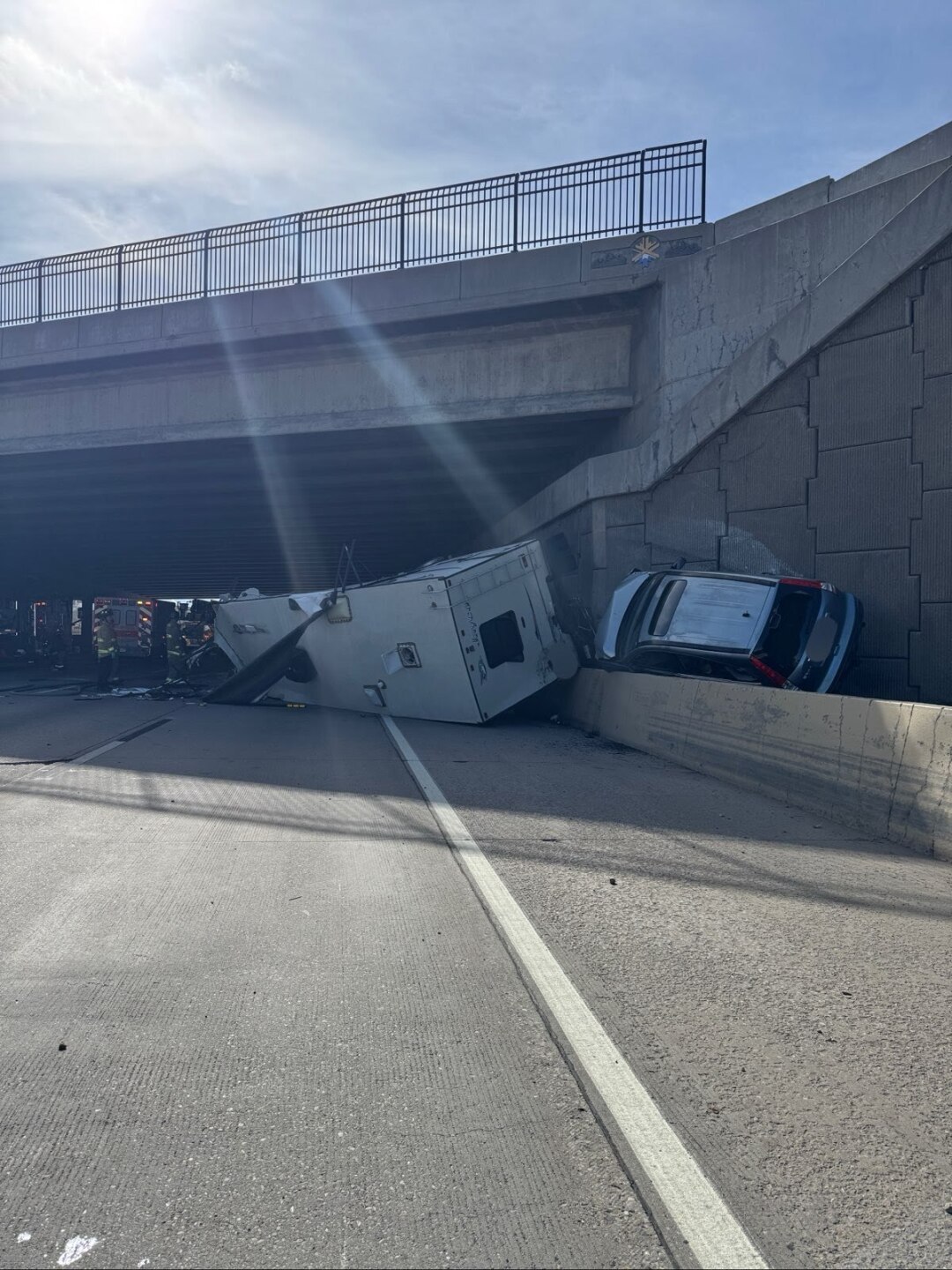 RV accident on I-15 in Orem